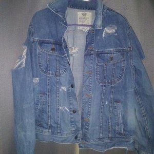 Destroyed Old Navy Jean Jacket